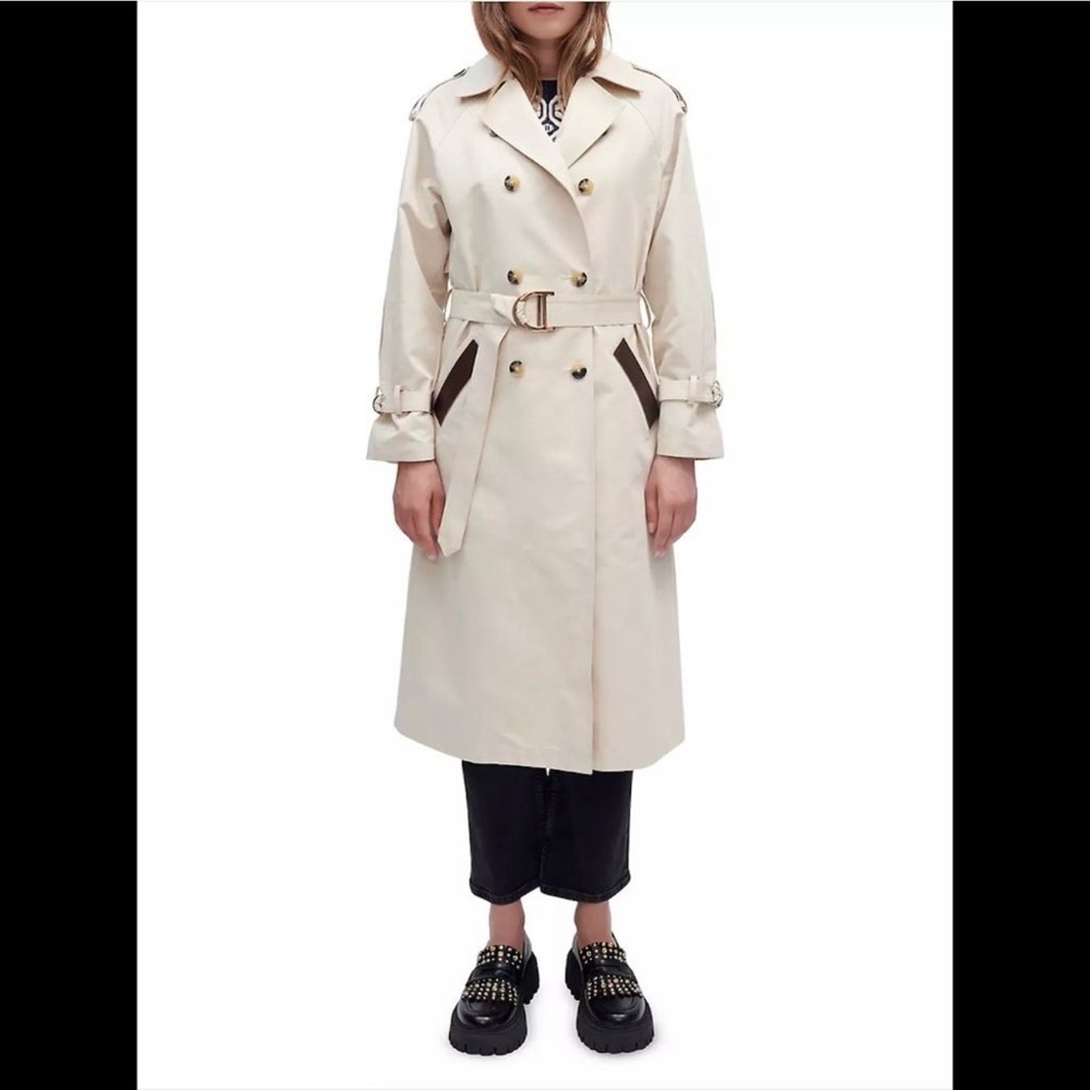 MAJE Gary Trench Coat NWT Size 4/6